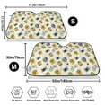 thumbnail image 3 of Kdxio Travel Elements Print Windshield Sun Shade,UV Rays and Sun Heat Protection,Sunshade for Car Windshield,Car Shade Front Windshield - Medium, 3 of 6