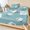 Blue, variant on Twin Sze Fitted Sheet Set - Grey Spring Floral 2 Piece Bedding Sets 16" Deep Pocket Fitted Sheet with 1 Pillowcase, Vintage Rose Shabby Chic Brushed Microfiber Hotel Luxury Bed Sheets