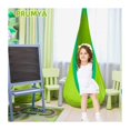 thumbnail image 1 of Hamaca para niños con colchón de aire Silla colgante para niños 70x150cm, Silla colgante para exteriores e interiores - Verde, 1 of 5