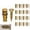 20 pcs#A08, variant on 6×14mm Short Expansion Screws with Anchors, Heavy Duty Thread Restoration Kit, Ideal for Cabinet Hinge Repair, Compatible with Tile, Stone, Wood for Household Installation(10Pcs)