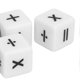 thumbnail image 3 of 20pcs Teaching Dice Set Math Operation Dice Mathematical Operation Dices Math Teaching Classroom Suplies White, 3 of 4