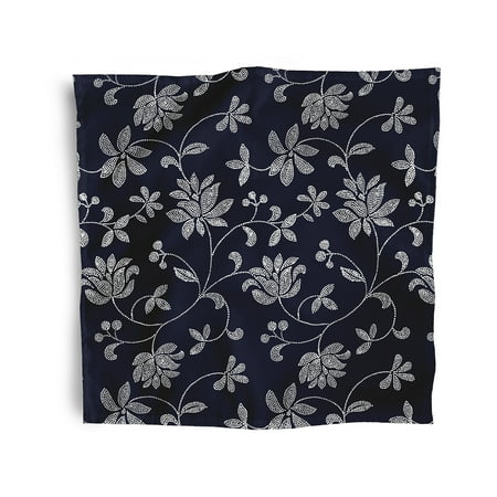

Simply Daisy 18 x 18 Navy Traditional Floral Napkins Set of 4
