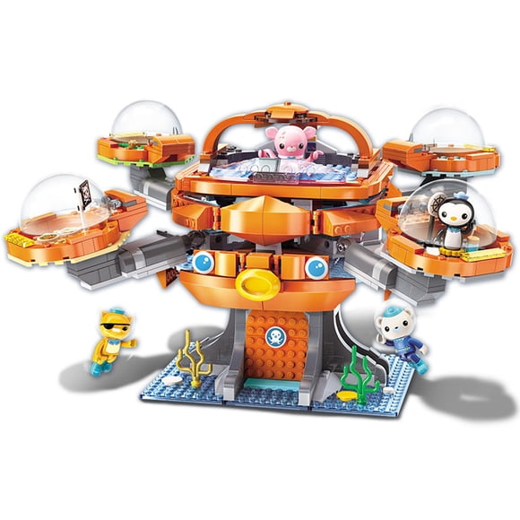 Pour 8+ Ans Octtonauts Blocs de Construction Octopod Ensemble de Jeu Barnacles Kwazii Peso Inkling Ensemble de Briques 698 Pcs Sans Boîte de Détail
