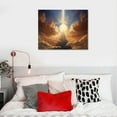 thumbnail image 4 of Nawypu  Landscape Canvas Wall Art - Eye of God Art Painting Prints Picture - Landscape Art for Living Room Office Decoration Scenery Artwork, 4 of 4