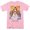 Pink, variant on Labyrinth David Bowie Goblin King Movie T Shirt & Stickers (Athletic Heather) Small