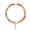 Color 01, variant on Layered Necklaces for Women, 14K Gold Plated Heart Pendant & Colorful Acrylic Beaded Choker, Cute Trendy Jewelry, Anti-Tangle Single Clasp Design, Summer Beach Boho Necklace for Women
