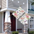 thumbnail image 2 of Spring Summer Multicolored Flower Leaves Garden Flag 28x40 Inch Double Side for Outdoor Courtyard Garden Decor Flowers Welcome Holiday Flag for Outside Decoration, 2 of 6