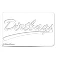 thumbnail image 2 of NCAA Long Beach State 49ers Collegiate 'DIRTBAGS' Multi-Purpose Stencil, 2 of 3