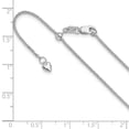 thumbnail image 2 of 1.4mm 14k White Gold Lobster Claw Closure Adjustable Wheat Chain Necklace 22 Inch Chain Necklace for Women and Men, 2 of 2
