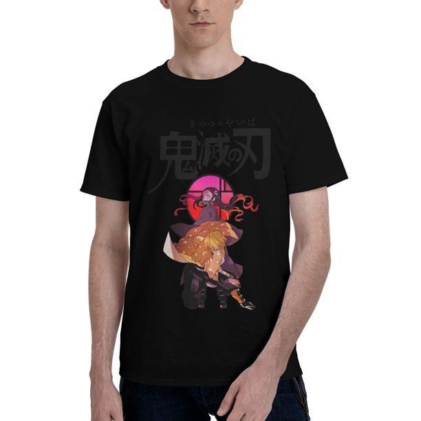 Camiseta de Manga Corta para Hombres Kimetsu no Yaiba