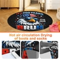 thumbnail image 7 of USA 250th Anniversary Patriotic Round Area Rug Non-Slip Decorative Carpet for Independence Day, Living Room, Bedroom, Playroom, 7 of 7