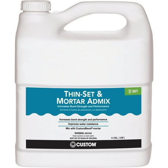 Custom Building Products Mortar Admix AMA2 - Water-Resistant - 2.5-Gallon Box — Home & Garage Storage, Stackable Design