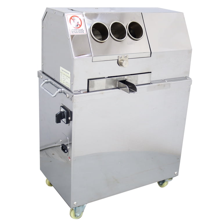 4 Rolls Electric Sugar Cane Juicer Cane Ginger Press Juice Machine 110V
