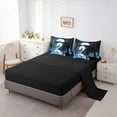 thumbnail image 5 of Castle Fairy Animal Wolf Twin Bedding Sets for Teens,Jungle Wildlife Bedding Comforter Set, 5 of 8