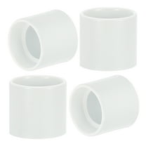 Uxcell Light Socket Shade Ring, 50 mm Metal Hanging Lamp Holder Parts, White 4Pcs