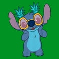 thumbnail image 2 of Boy's Lilo & Stitch Pineapple Glasses Stitch Graphic Tee Kelly Green Small, 2 of 4
