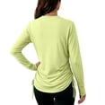 thumbnail image 3 of hotojiny Rash Guard for Women UPF 50+ UV Sun Protection Swim Shirt Beach Surfing Long Sleeve Shirts for Women with Thumb Hole, 3 of 6