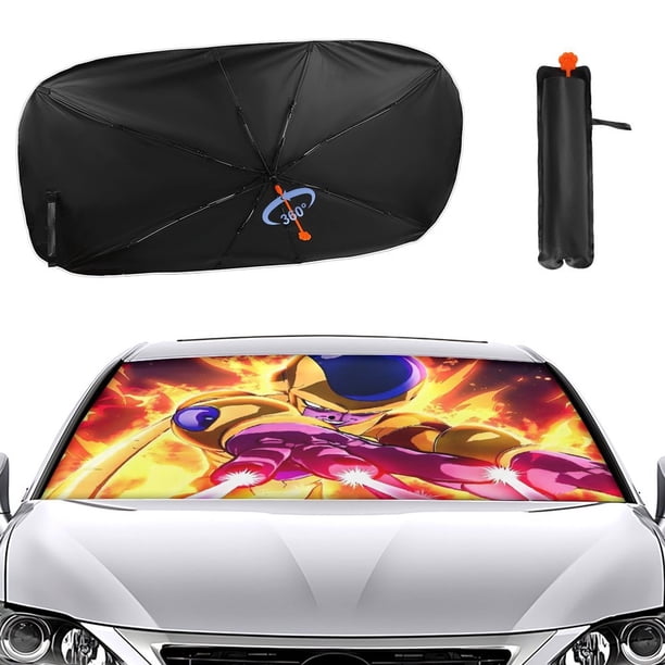 Freezer Sombrilla Solar para Auto - Protector de Parabrisas Plegable | Cortina Solar Delantero | Bloqueo UV y Aislamiento de Calor 133x73cm