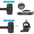 thumbnail image 2 of 1.6ft OBD-II 16 Pin Splitter Extension Flat Cable OBD2 Male to Dual Female Adapter Cable Splitter OBDII Y Cable for GPS Tracker Diagnostic Tool & Code, 2 of 5