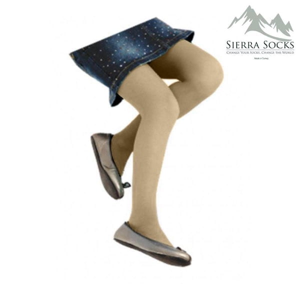 Sierra Socks Collants Unis Micro 50 pour Filles