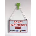 thumbnail image 3 of Do Not Leave Packages Here Delivery Sign for Outdoor 12" * 8", 3 of 7