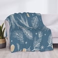 thumbnail image 6 of YFYANG Lightweight Warm Flannel Blanket, Christmas Abstract Forest Pattern Throw Blanket for Bed, Sofa, Travel, Camping, 50"x40", 6 of 7