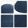 thumbnail image 3 of Sombrero de paja para mujer, sombrero de pescador tejido, sombrero de playa, gorra plegable, gorras de verano, sombrero de pescador para mujer, 3 of 5