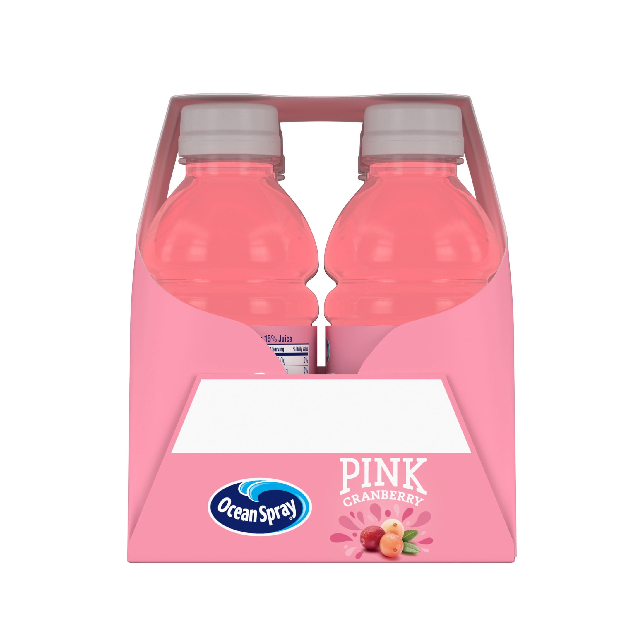 Ocean Spray(R) Pink Cranberry Juice Cocktail, 10 fl oz Bottles, 6 Count