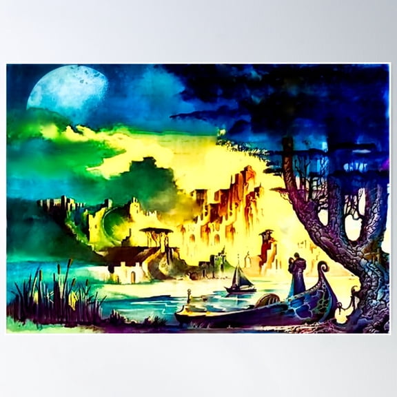 The Sword Of The Lictor - Vintage Sci-Fi Art Poster Wall Art, Modern Wall Decor For Living Room Bedroom, 24x36 UNFRAMED