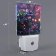 thumbnail image 2 of Fotbe Glowing Chameleon Fantasy Art Pattern Plug-in LED Backlit Night Light with Motion Sensor & Dusk to Dawn Sensor Energy Efficient Night Light, Bedroom Night Light-US, 2 of 7