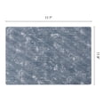 thumbnail image 6 of Unique Bargains Rectangle 6Pcs Faux Leather Washable Table Mats Dark Blue 17.7x11.8inch, 6 of 6