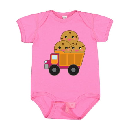 

Inktastic Cookie Lover Gifts Funny Truck Boys or Girls Baby Bodysuit