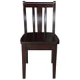 thumbnail image 4 of International Concepts Indoor Wood Kids 22.2"H Table with 4 Chairs in Rich Mocha - 5 Piece Set, 4 of 6