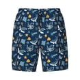 thumbnail image 4 of Lsque Mens Swim Trunks Sea Turtle Pattern - Bathing Suit Compression Liner - Beach Swim Shorts Swimwear - (S-3XL) - Stretch Quick Dry -Medium, 4 of 9