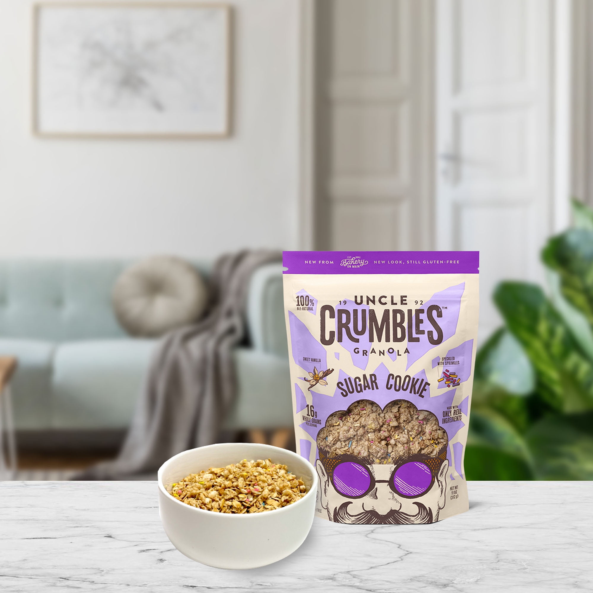Uncle Crumbles Oat & Honey Granola - 10lb Bulk Bag (Five 2lb Bags), Gluten Free