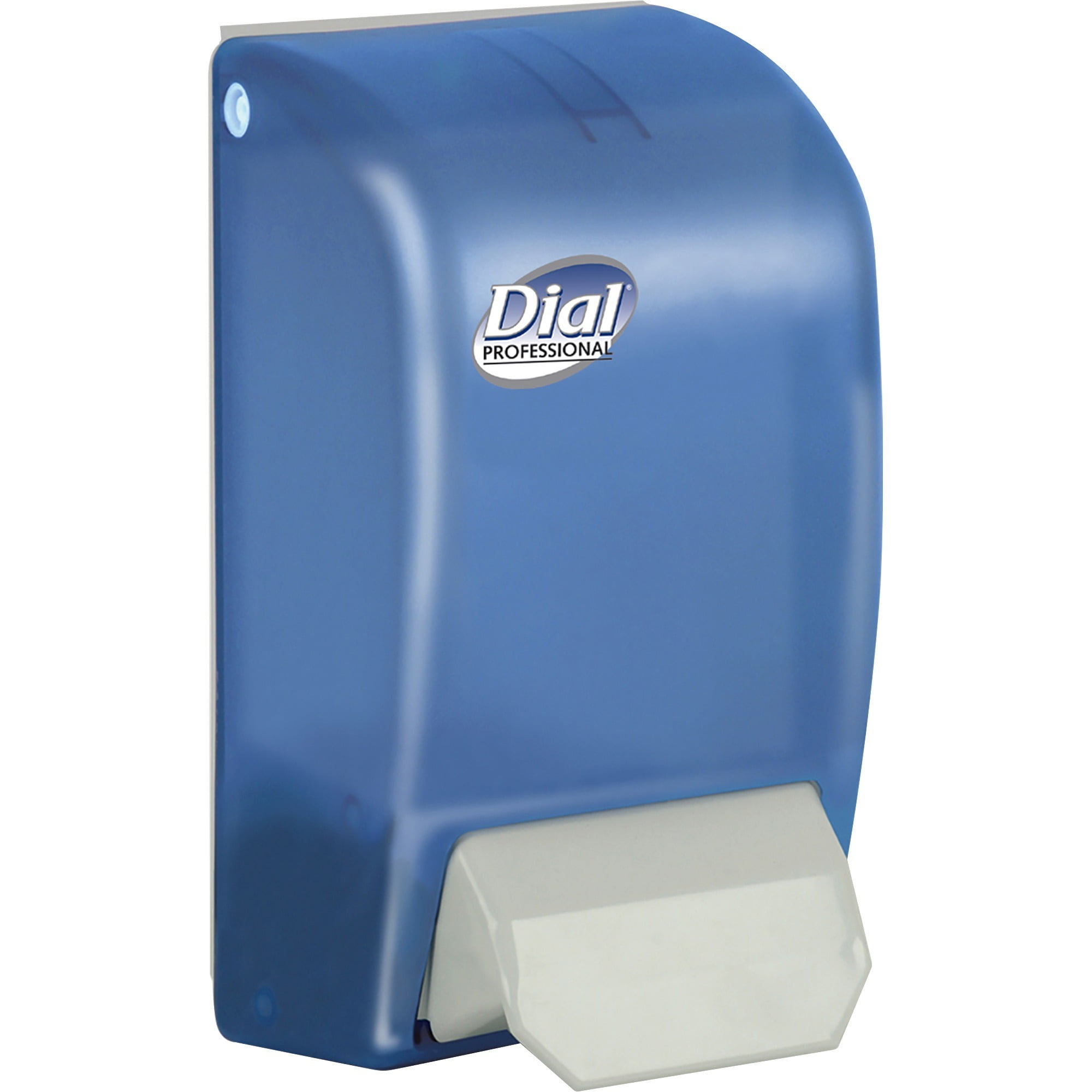 Dial, DIA06056, 1000 ml Foam Soap Manual Dispenser, 1 Each, Blue,Translucent