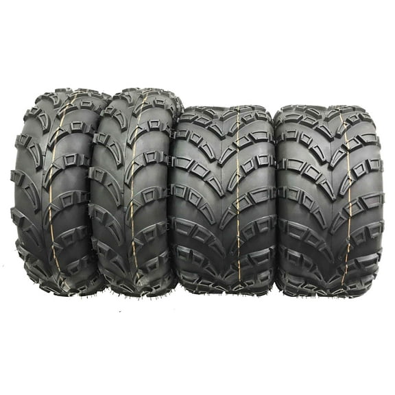 WANDA Set of 4 ATV Tires AT 23x7-10 Front 22x10-10 Rear /6PR- 10261/10260