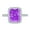 Purple, variant on 7ct Zircon Engagement Rings for Women Radiant Cut 8*10mm Zircon Women Wedding Rings S925 Sterling Silver Rings for Women Stylish Hypoallergenic Personalized Promise Rings
