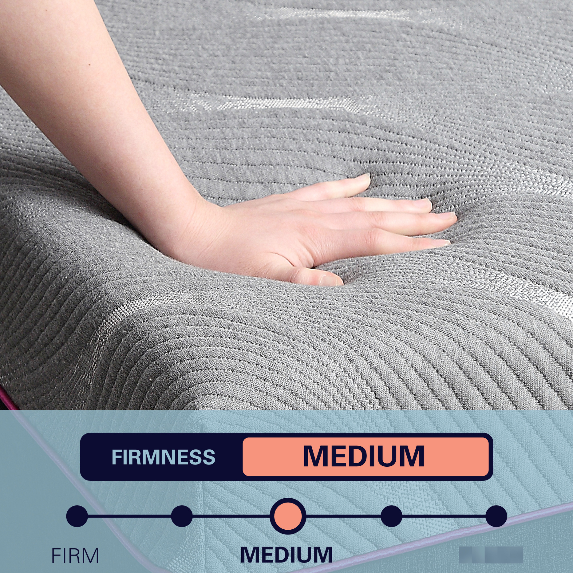 Twin Xl ' 11" Mattress - High Foam Base For Durability Charcoal Cover Heat Dissipation And Control