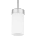 thumbnail image 3 of Progress Lighting Elevate 1-Light Mini Pendant, Glass, Polished Chrome, Etched White Shade, Design Series Collection, 3 of 7