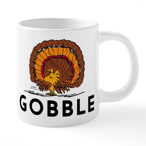 CafePress - Gobble - 20 Oz White Ceramic Mega Mug