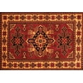 thumbnail image 1 of Ahgly Company Indoor Rectangle Persian Orange Traditional Area Rugs, 5' x 8', 1 of 1