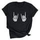 thumbnail image 1 of Tops Para Mujer Blusa Casual Elegante Camisas Para Hombre Retro Mueca Estampado Suelto de Manga Corta Jersey Camiseta de Fondo Odeerbi ODB170278, 1 of 6