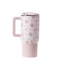 thumbnail image 4 of HydroJug Coffee Traveler 20 oz - Leak-Resistant, Ceramic-Lined Insulated Travel Coffee Mug for Hot or Cold Drinks with Flip Lid, Wildrose, 4 of 6