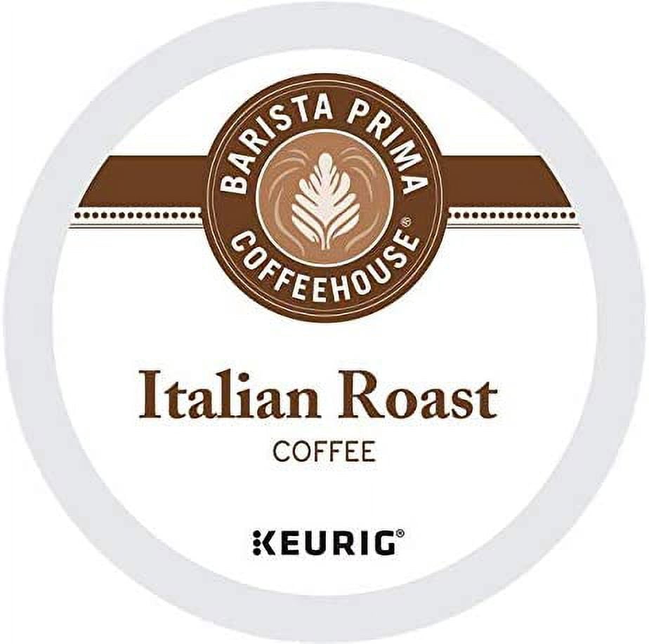 Includes Barista Prima Italian Roast Coffee K-Cups for Keurig Brewers, 24 Count (Pack of 2) - Total of 48 K-Cups (Packaging May Vary)