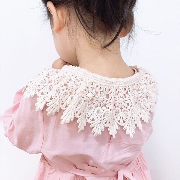Baby Bib Lace Baby Accessories Korean Kids Lace Collar Cute Hollow Female Baby Bib scarf baby bib scarf scarfNine Holes He Qiyong unisex