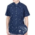 thumbnail image 5 of Visive Mens Big And Tall Short Sleeve Button Shirt, Printed Fish Shirts, 5 of 6