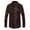 U30 Coffee, variant on Curuila Mens Corduroy Shirts Lapel Button Down Solid Color Long Sleeve Shirt For Men Loose Fit Casual Tops Size L