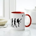 thumbnail image 6 of CafePress - Football Punter Evolution Mugs - 11 oz Ceramic Mug - Novelty Coffee Tea Cup, 6 of 6