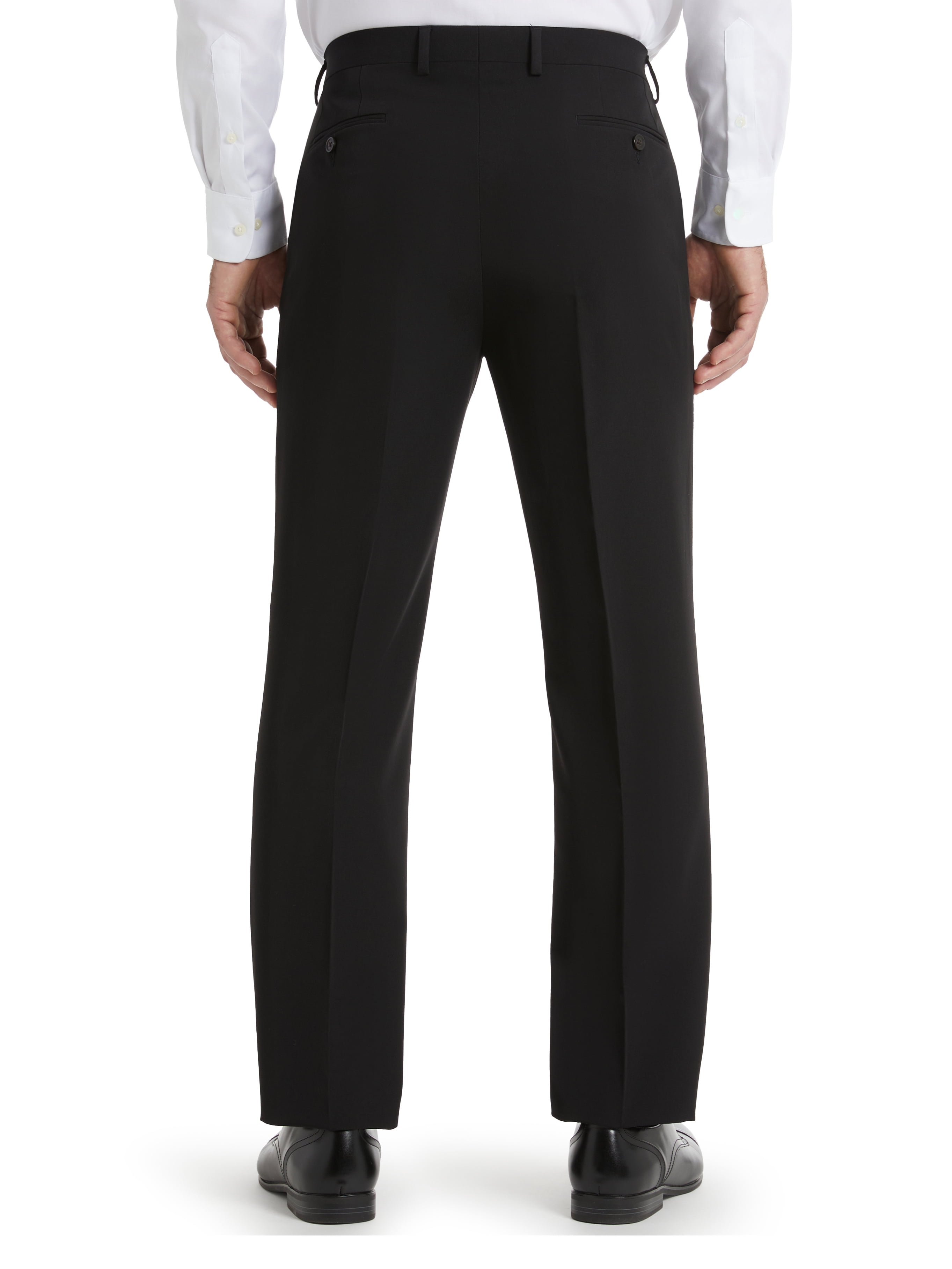 Chaps Flat Front Men's Solid Classic Fit Tailored Suit Separate Pant
